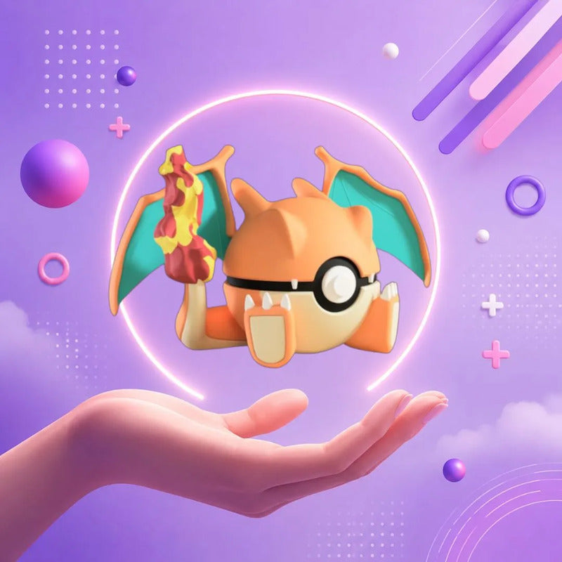 Pokebola Inspirada En #006 Charizard