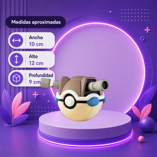 Pokebola inspirada en #009 Blastoise