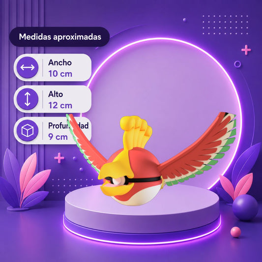 Pokebola inspirada en #250 Ho oh