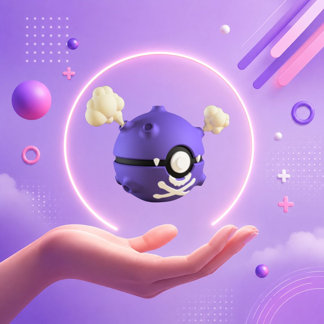 Pokebola inspirada en #109 Koffing