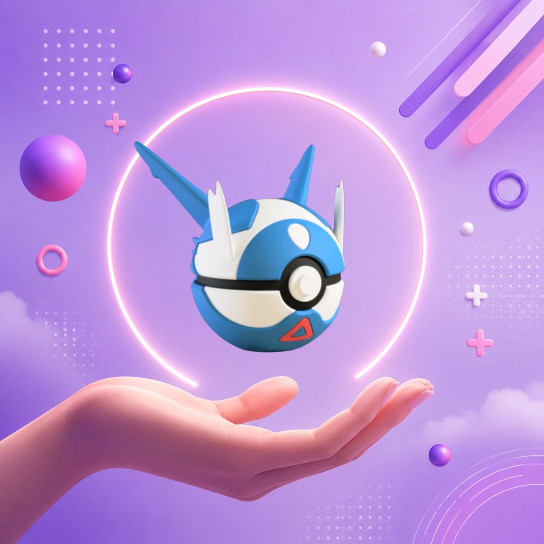 Pokebola inspirada en #381 Latios