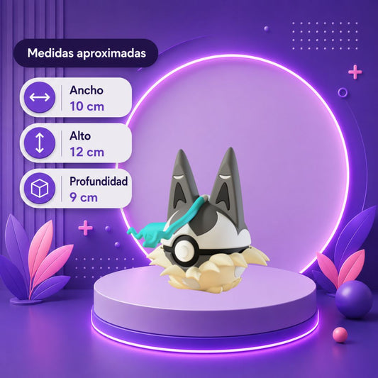 Pokebola inspirada en #448 Mega Lucario z