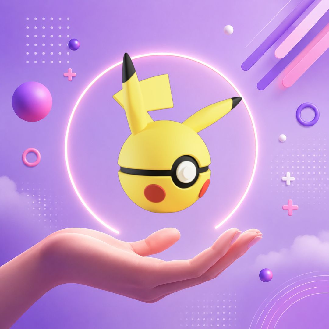 Pokebola inspirada en #025 Pikachu
