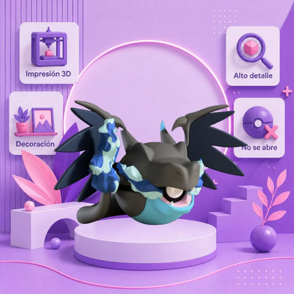 Pokebola Inspirada En #006 Mega Charizard X