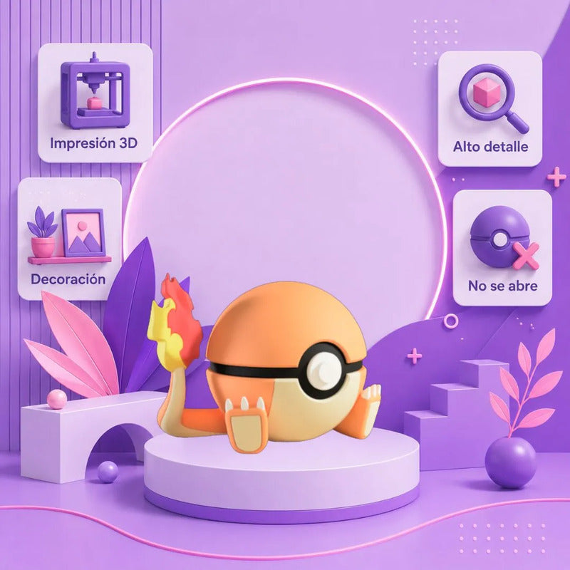 Pokebola Inspirada En #004 Charmander