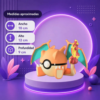 Pokebola Inspirada En #006 Charizard