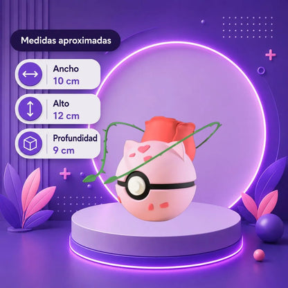 Pokebola Inspirada En #001 Bulbasaur Rose