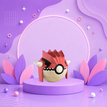 Pokebola inspirada en #383 Groudon