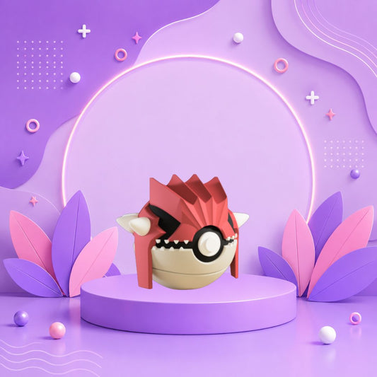 Pokebola inspirada en #383 Groudon