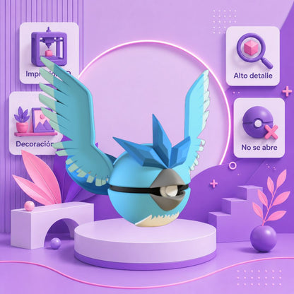 Pokebola inspirada en #144 Articuno