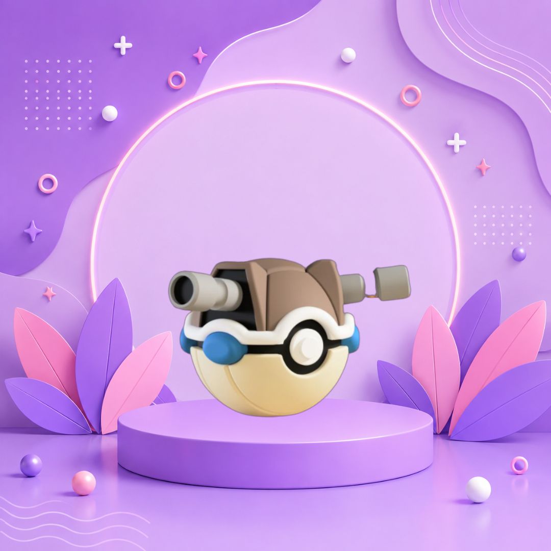 Pokebola inspirada en #009 Blastoise