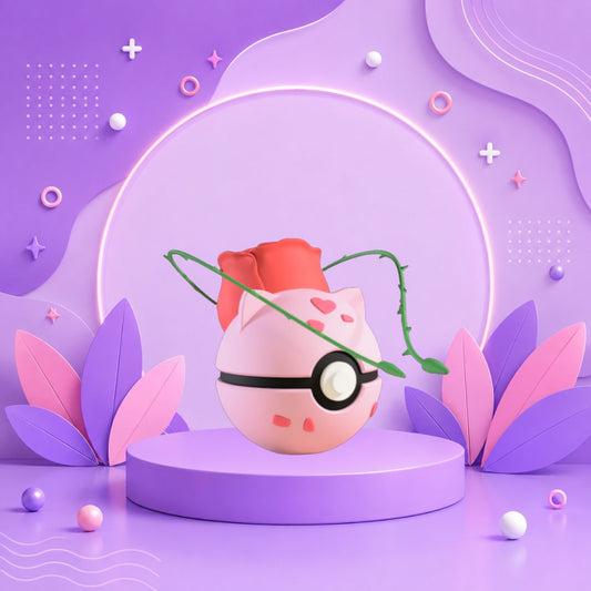 Pokebola inspirada en #001 Bulbasaur Rose