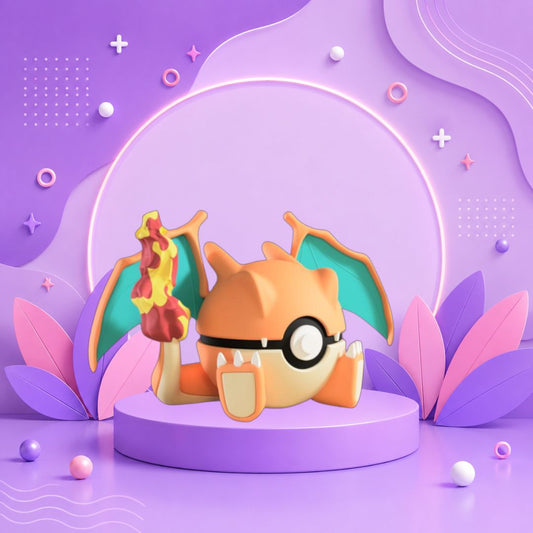 Pokebola inspirada en #006 Charizard