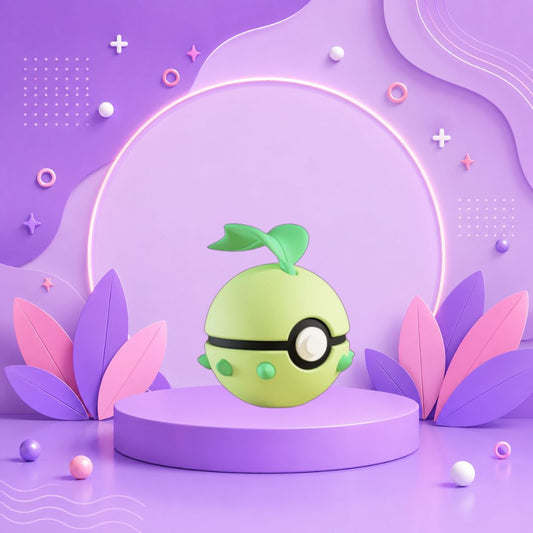Pokebola inspirada en #152 Chikorita