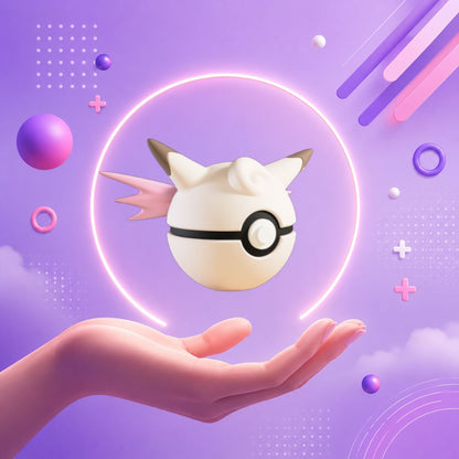 Pokebola inspirada en #036 Clefable