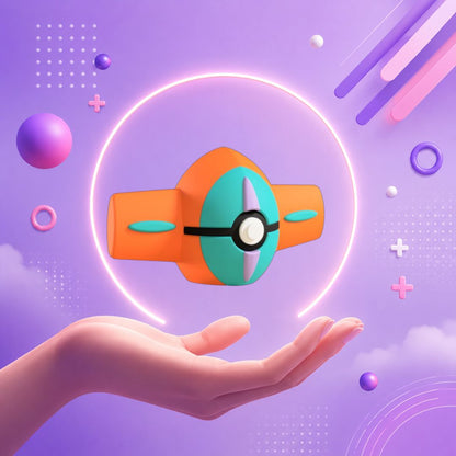 Pokebola inspirada en #386 Deoxys