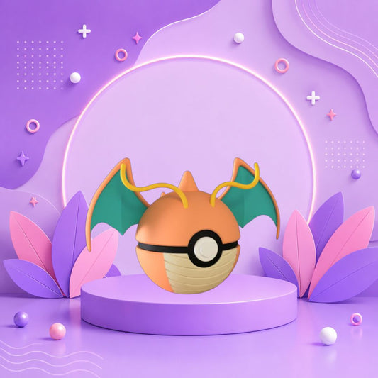 Pokebola inspirada en #149 Dragonite