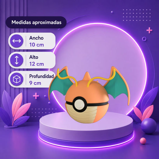Pokebola inspirada en #149 Dragonite