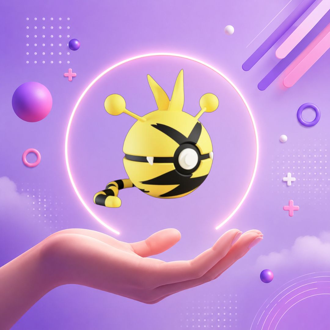 Pokebola inspirada en #125 Electabuzz