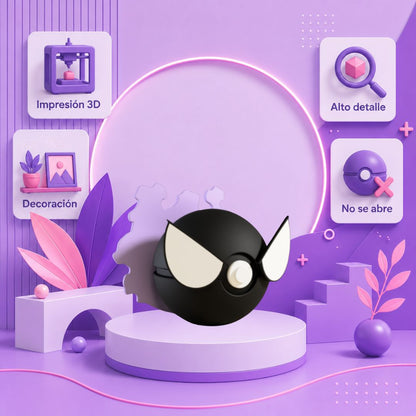 Pokebola inspirada en #092 Gastly