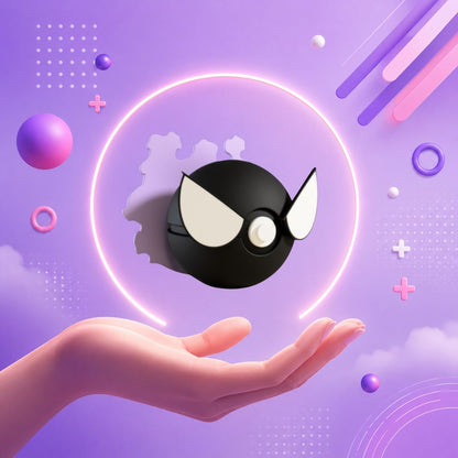 Pokebola inspirada en #092 Gastly
