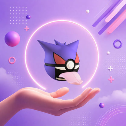 Pokebola inspirada en #094 Gengar