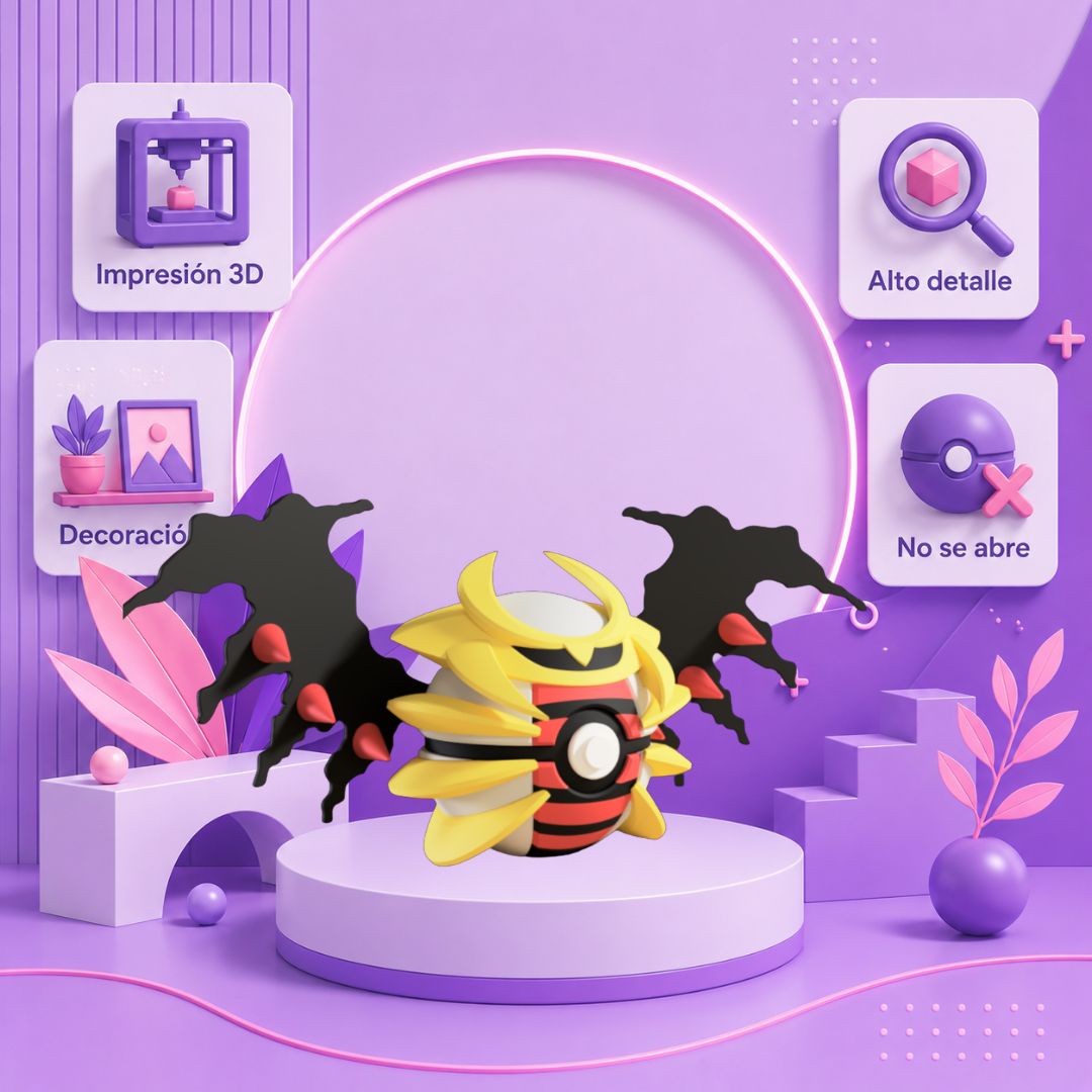 Pokebola inspirada en #487 Giratina