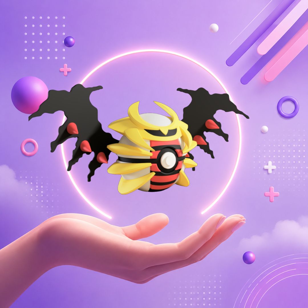 Pokebola inspirada en #487 Giratina