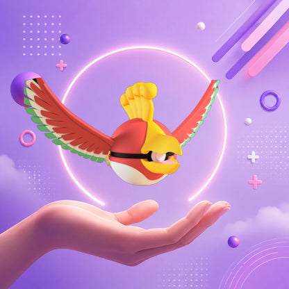 Pokebola inspirada en #250 Ho oh
