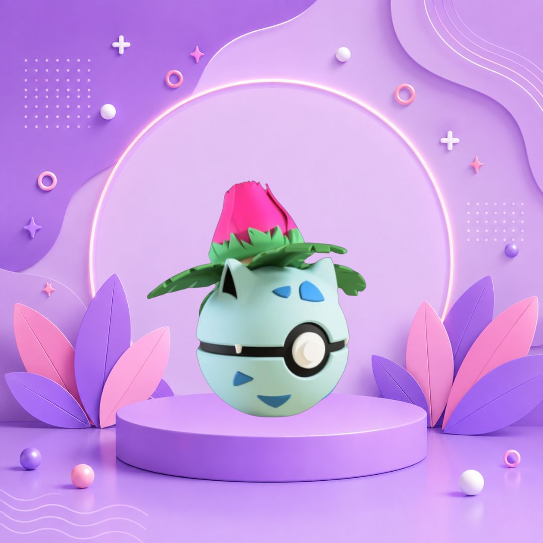 Pokebola inspirada en #002 Yvysaur