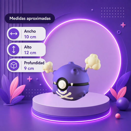 Pokebola inspirada en #109 Koffing