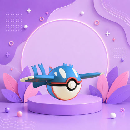 Pokebola inspirada en #382 Kyogre