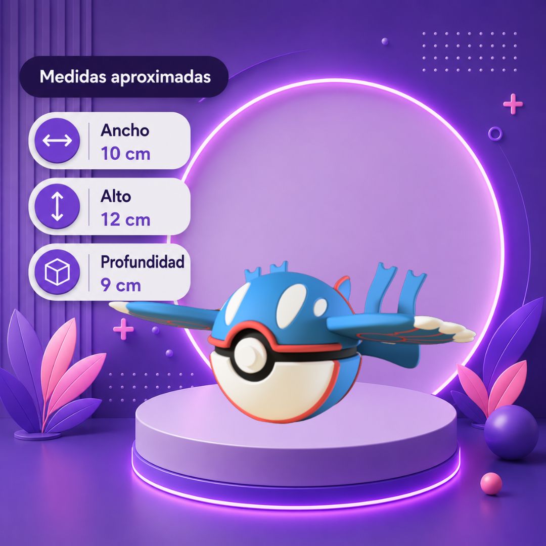 Pokebola inspirada en #382 Kyogre