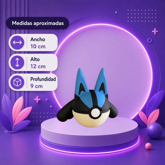 Pokebola inspirada en #448 Lucario