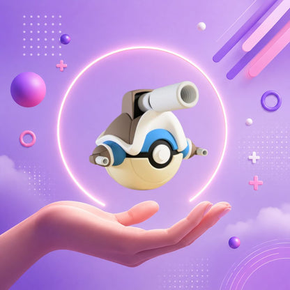 Pokebola inspirada en #009 Mega Blastoise