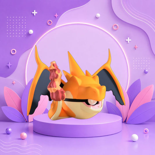 Pokebola inspirada en #006 Mega charizard y