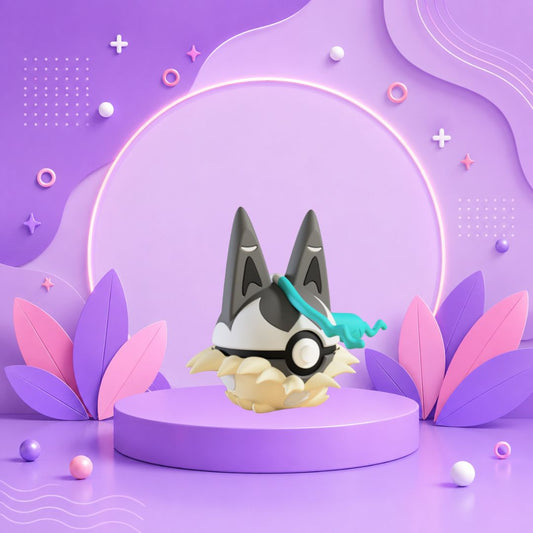 Pokebola inspirada en #448 Mega Lucario z