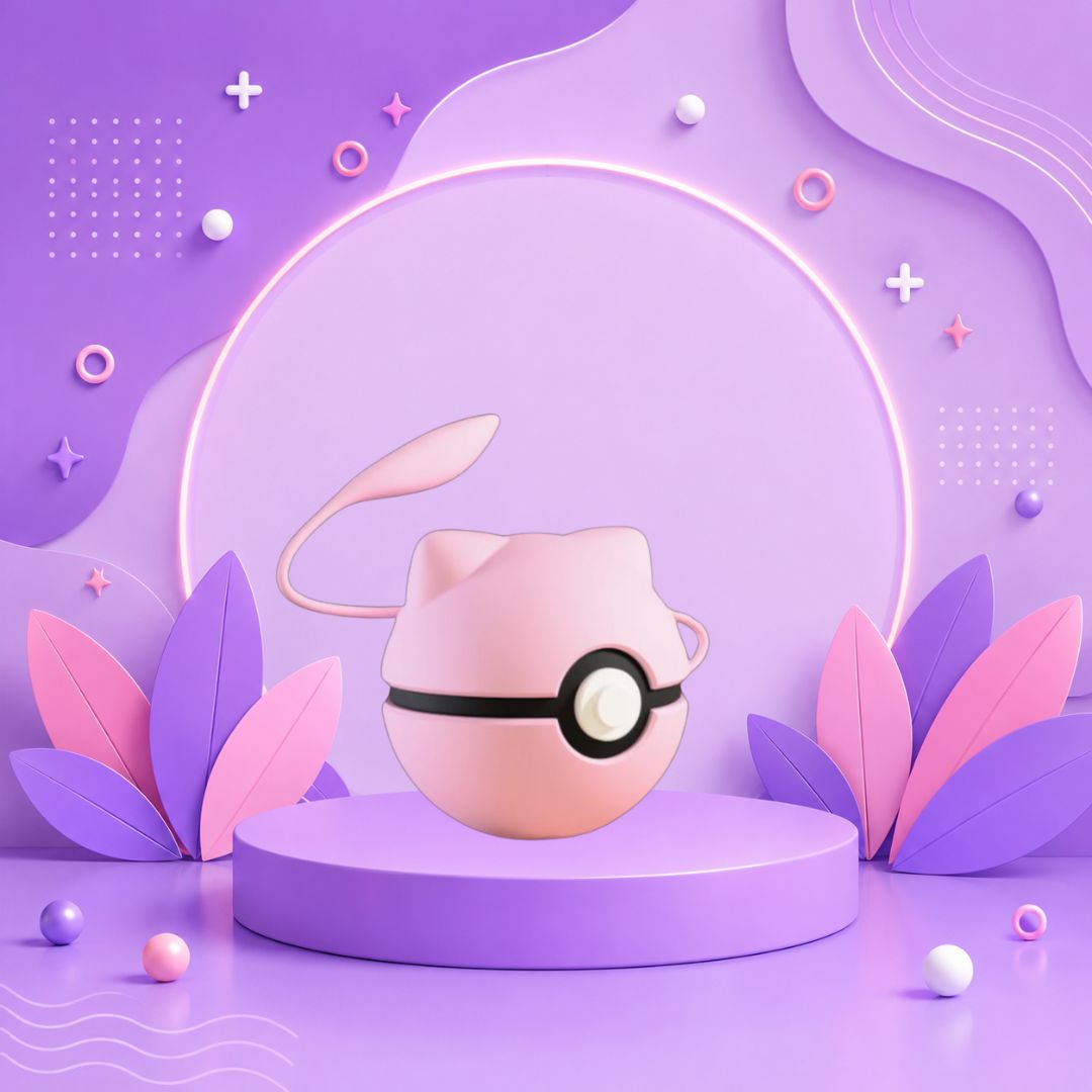 Pokebola inspirada en #151 Mew
