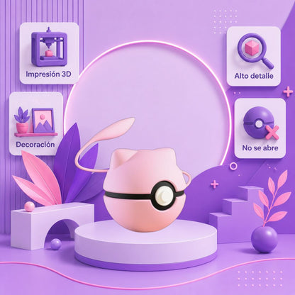 Pokebola inspirada en #151 Mew