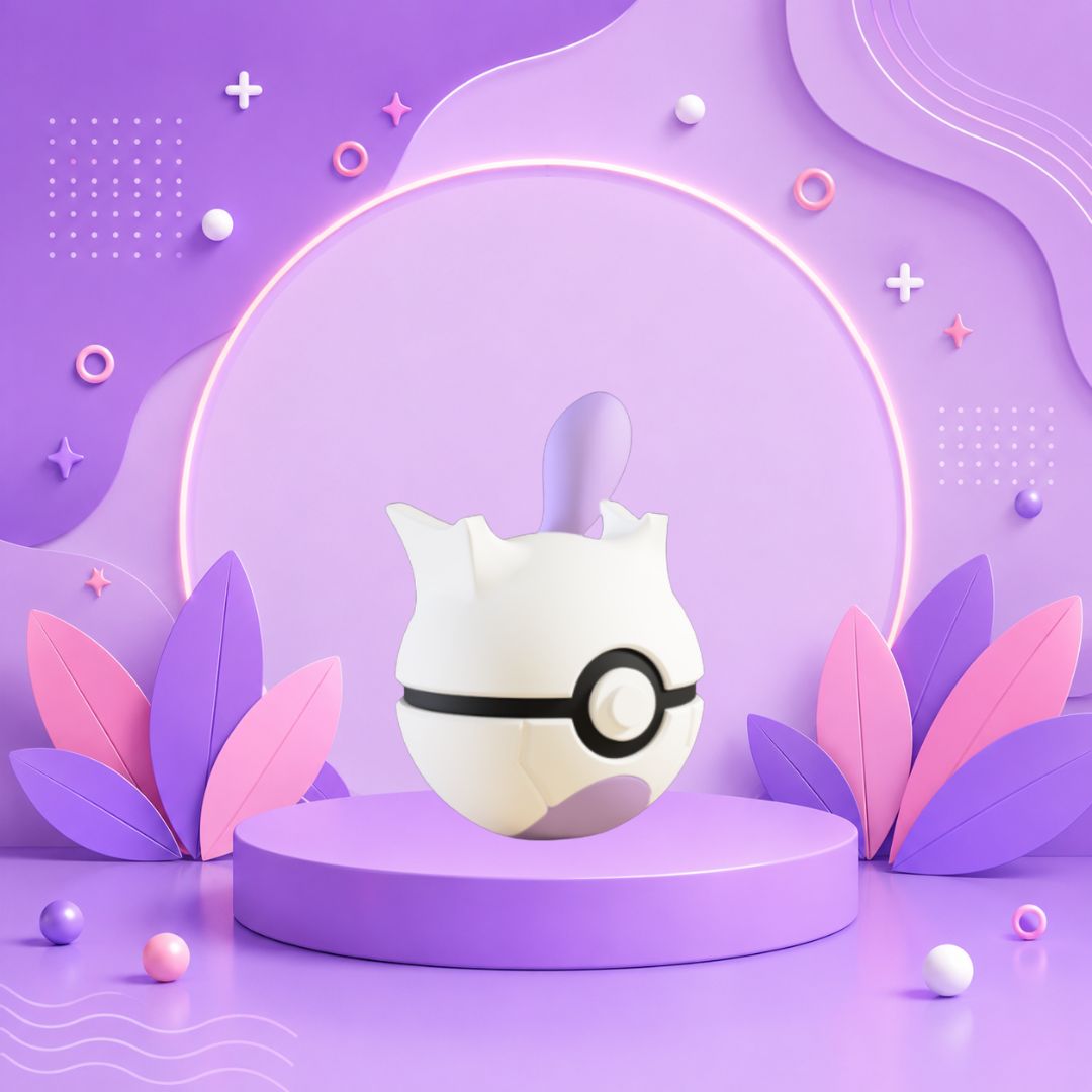 Pokebola inspirada en #150 Mewtwo