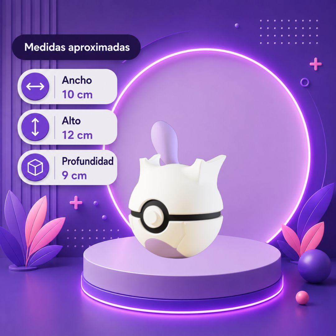 Pokebola inspirada en #150 Mewtwo