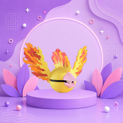 Pokebola inspirada en #146 Moltres