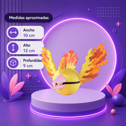 Pokebola inspirada en #146 Moltres