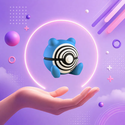 Pokebola inspirada en #061 Poliwhirl