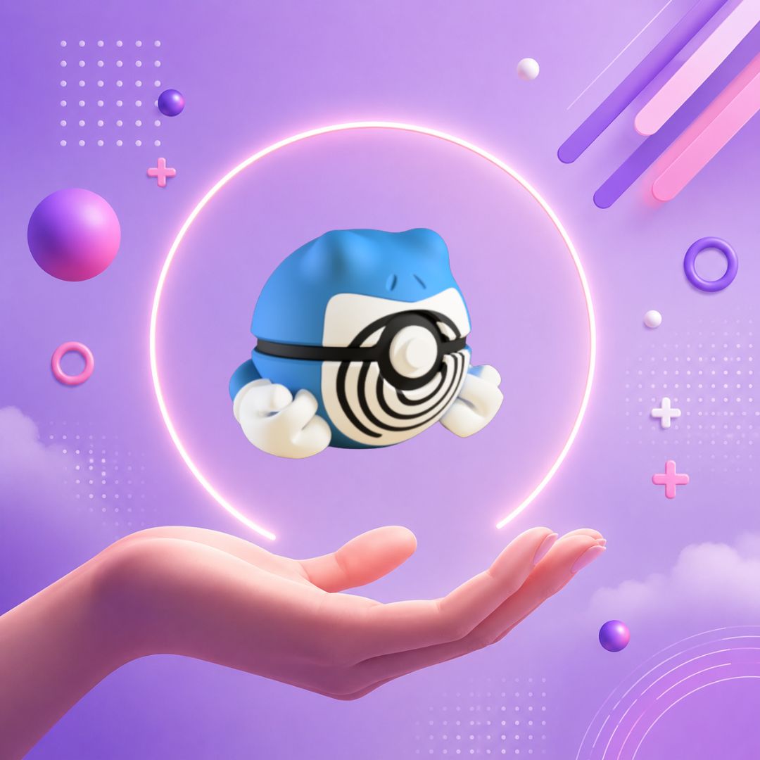Pokebola inspirada en #062 Poliwrath