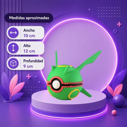 Pokebola inspirada en #384 Rayquaza