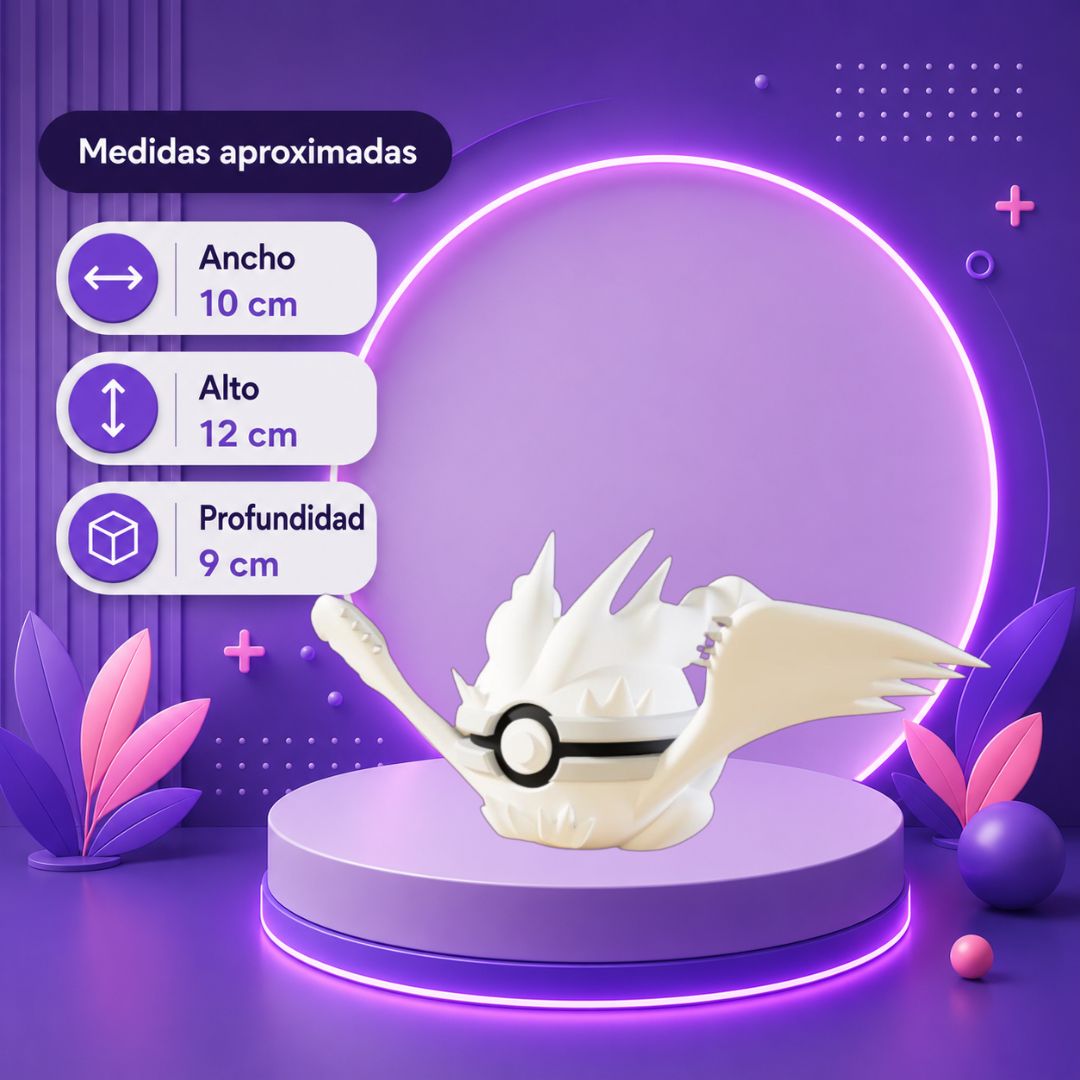 Pokebola inspirada en #643 Reshiram