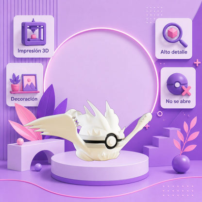 Pokebola inspirada en #643 Reshiram