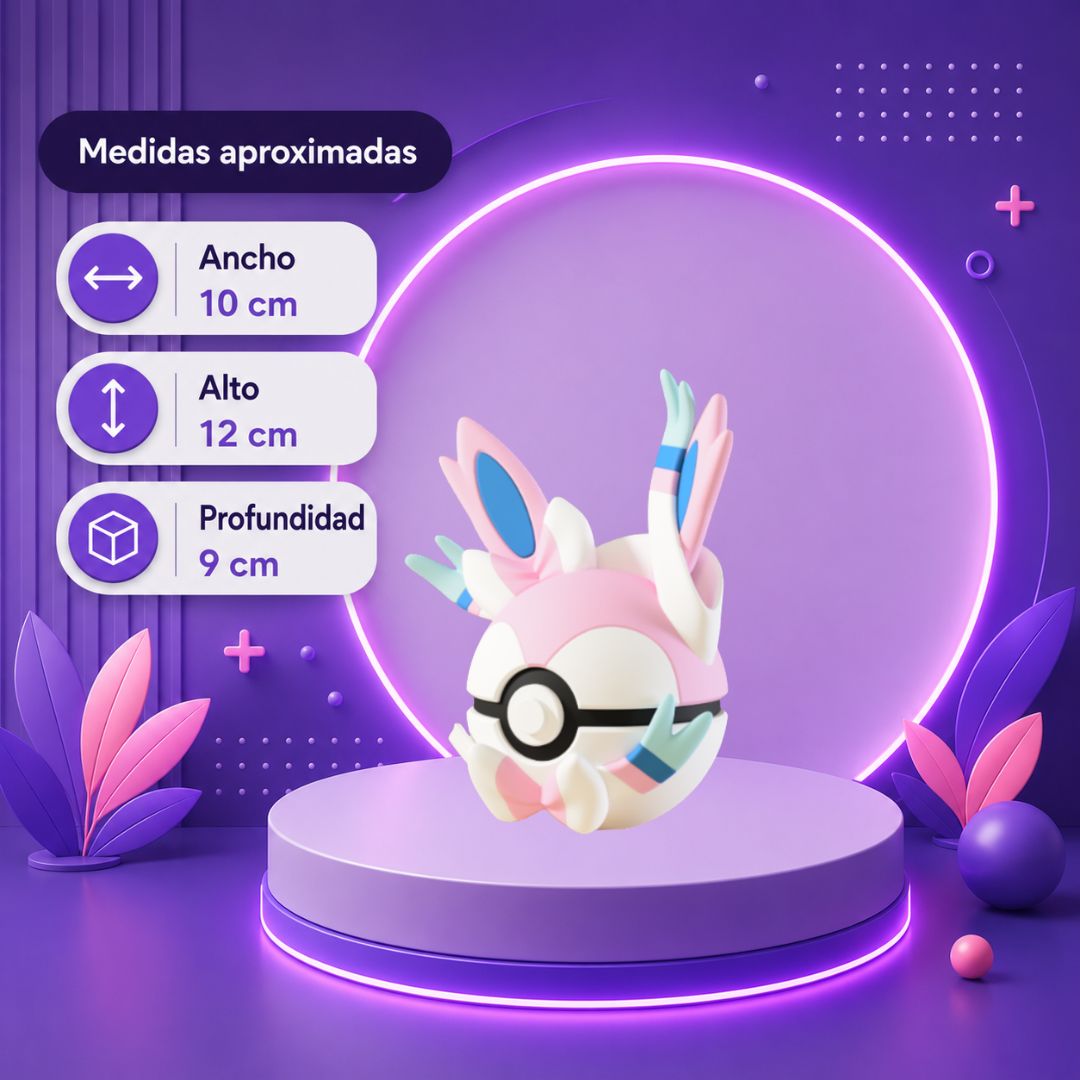 Pokebola inspirada en #700 Sylveon