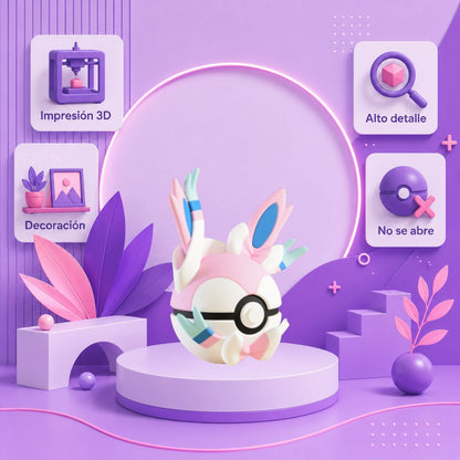 Pokebola inspirada en #700 Sylveon